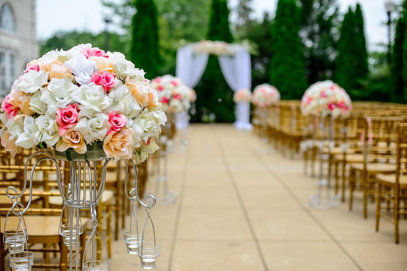 Outdoor wedding venue